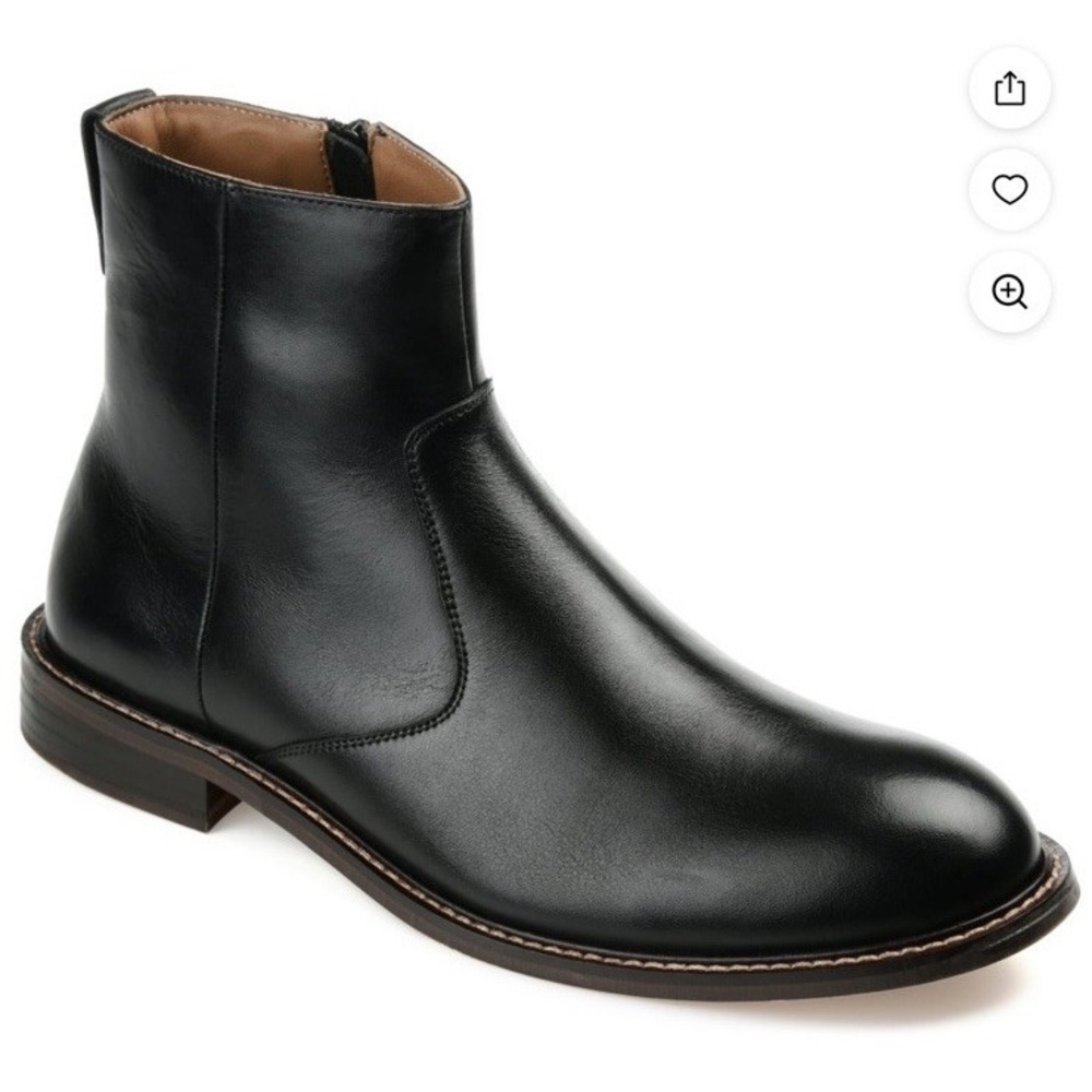 Thomas & Vine Mens Faust Pull-on Round Toe Chelsea‎ Boot Size 13